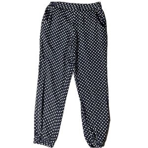 Girls poka dot blue dress pants size 10/12